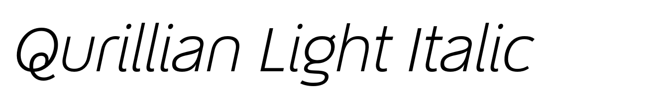Qurillian Light Italic